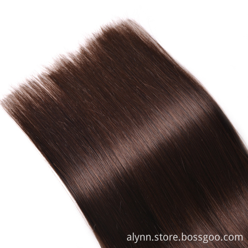 Brazilian Hair Weaving Straight Human Hair Bundles Light Brown